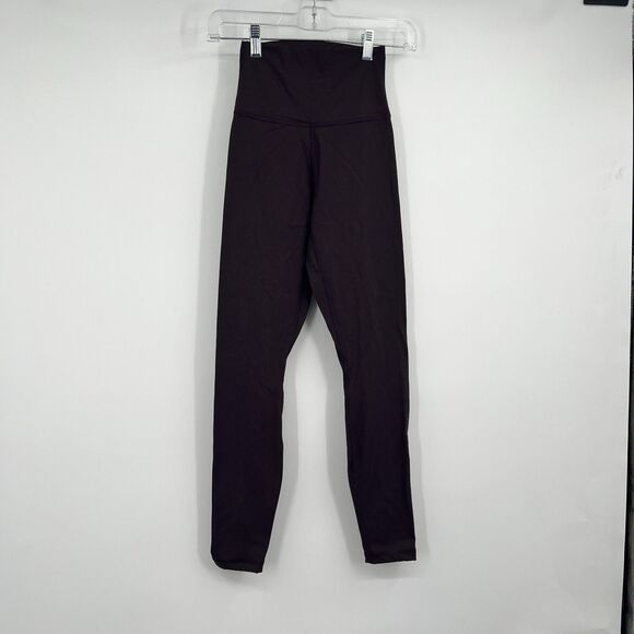 Nuuds XS Brown High Waisted Elevate Leggings Quality Capsule Gym Workout Yoga - Picture 2 of 12